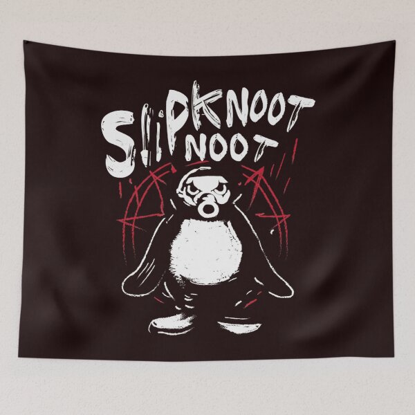 Item preview,  Slipknoot Noot Penguin Death Metal Goth Hard Rock designed and sold by Nathulpepper.