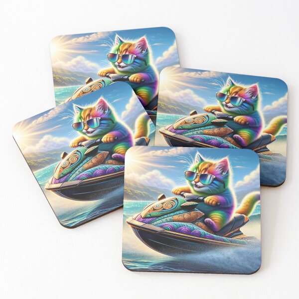Item preview, Title: Aquatic Adventure Ngeru (cat)  designed and sold by Sienna Hamilton-Katene.