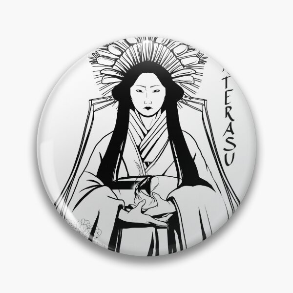 Item preview, Sun Goddess Amaterasu Black and white - Typography designed and sold by Leeh-designs.