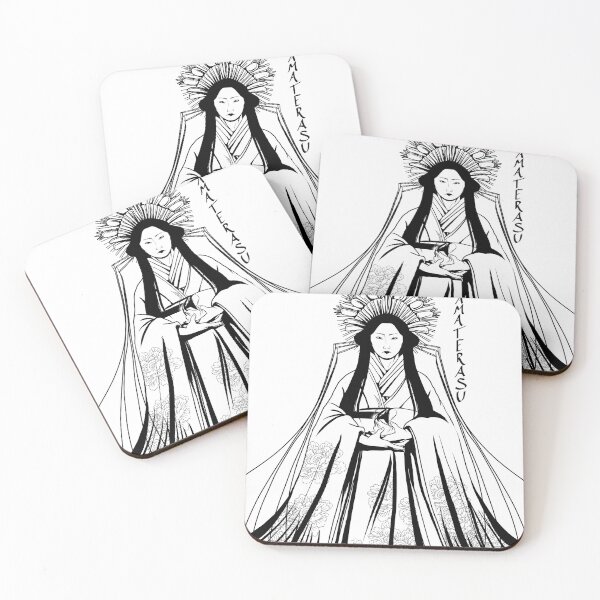 Item preview, Sun Goddess Amaterasu Black and white - Typography designed and sold by Leeh-designs.