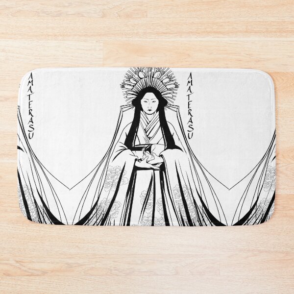 Item preview, Sun Goddess Amaterasu Black and white - Typography designed and sold by Leeh-designs.