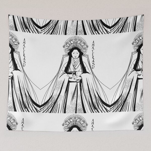 Item preview, Sun Goddess Amaterasu Black and white - Typography designed and sold by Leeh-designs.