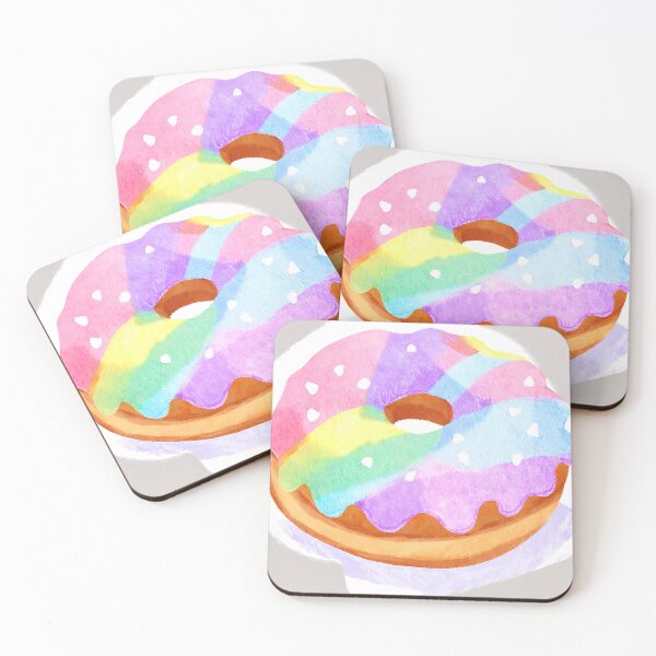 Item preview, Rainbow doughnuts designed and sold by seahorse crossing.