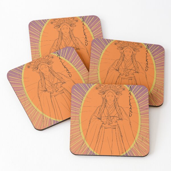 Item preview, Sun Goddess Amaterasu Lineline vII - Katakana Typography designed and sold by Leeh-designs.