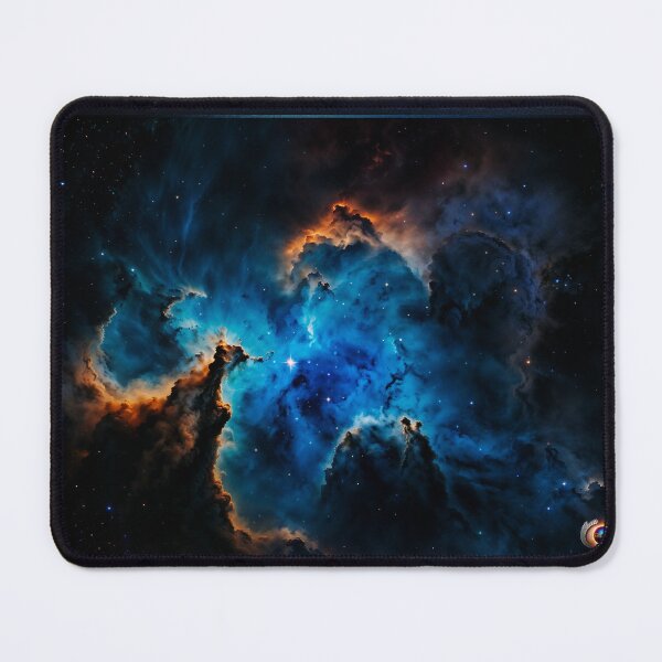 Item preview, Blue Nebula Clouds Mesmerizing AI Concept Space Art by Xzendor7 designed and sold by Xzendor7 Digital Art Creations.