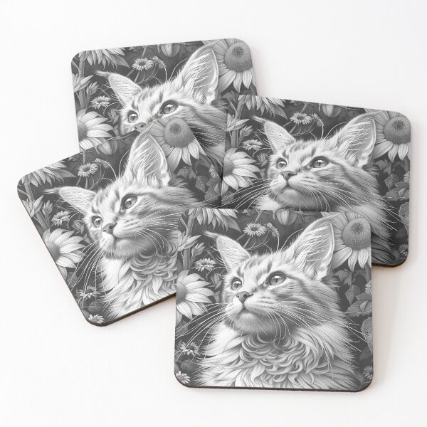 Item preview, Ink Garden Cat designed and sold by MNSY.