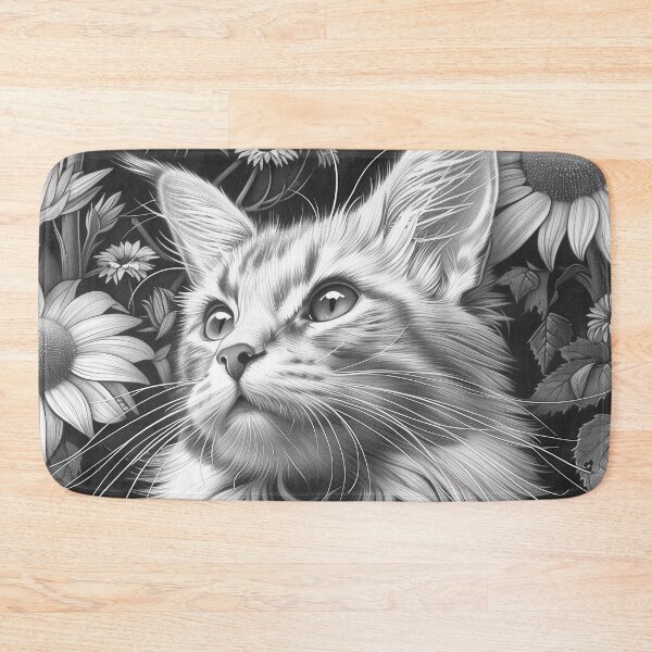 Item preview, Ink Garden Cat designed and sold by MNSY.