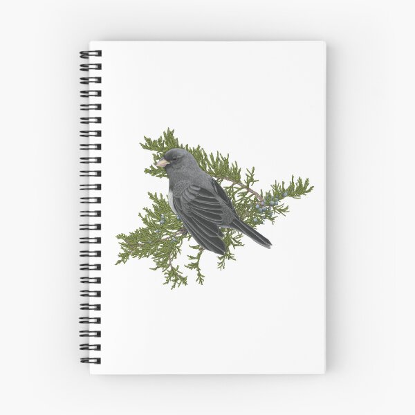 Item preview, Dark Eyed Junco and Eastern Red Cedar designed and sold by sdawsonart.