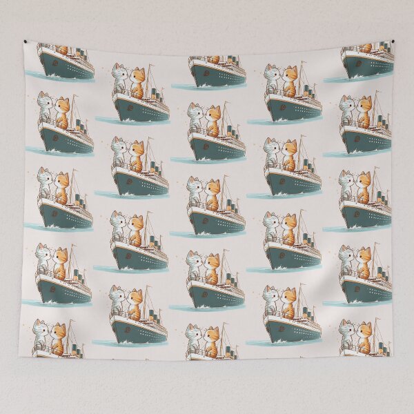 Item preview, Titanic Cat designed and sold by LemuellTrends.