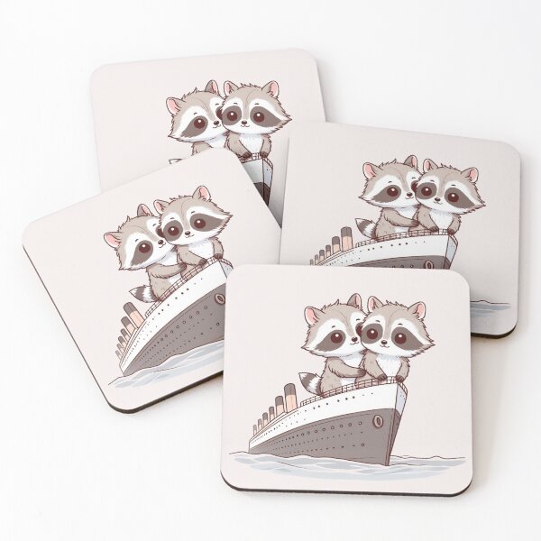 Item preview, Titanic Raccoon designed and sold by LemuellTrends.