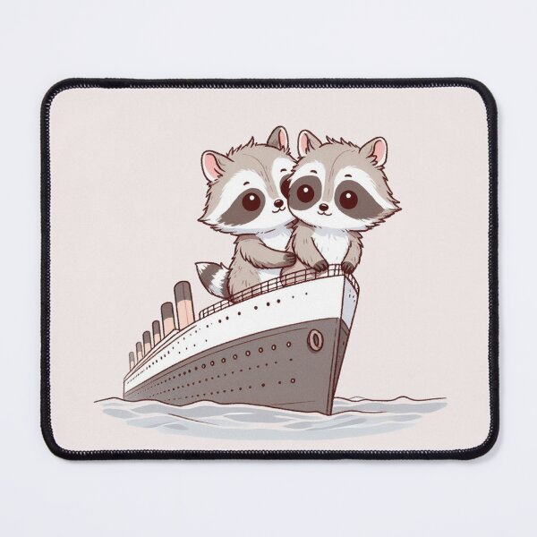 Item preview, Titanic Raccoon designed and sold by LemuellTrends.