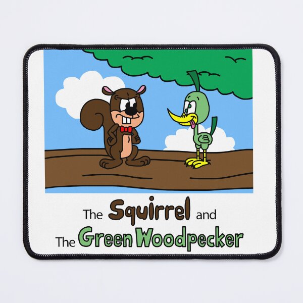 Item preview, The Squirrel and the Green Woodpecker (with title) designed and sold by RyanRaskin22.