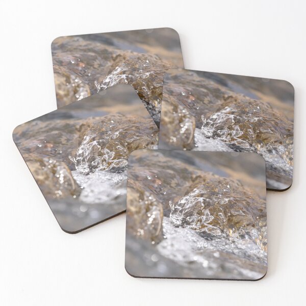 Item preview, Water splashing onto a rock designed and sold by KRFNatureGifts.
