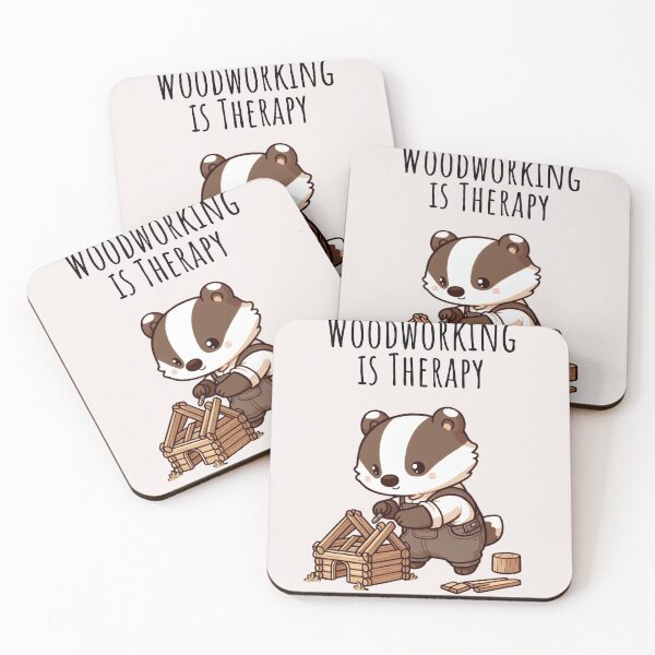 Item preview, Woodworking Badger designed and sold by LemuellTrends.