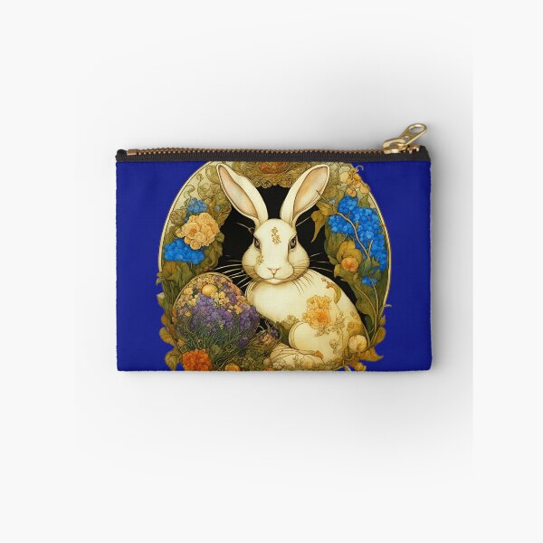 Item preview, Adorable rabbit among garden flowers and vegetables. designed and sold by Natalia-Vlad.