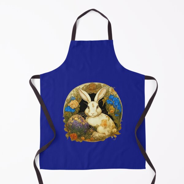 Item preview, Adorable rabbit among garden flowers and vegetables. designed and sold by Natalia-Vlad.