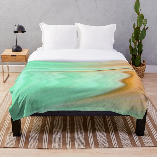 Artikelvorschau, Peach and Green Marble Waves of Colors entworfen und verkauft von PrintCraftCo.