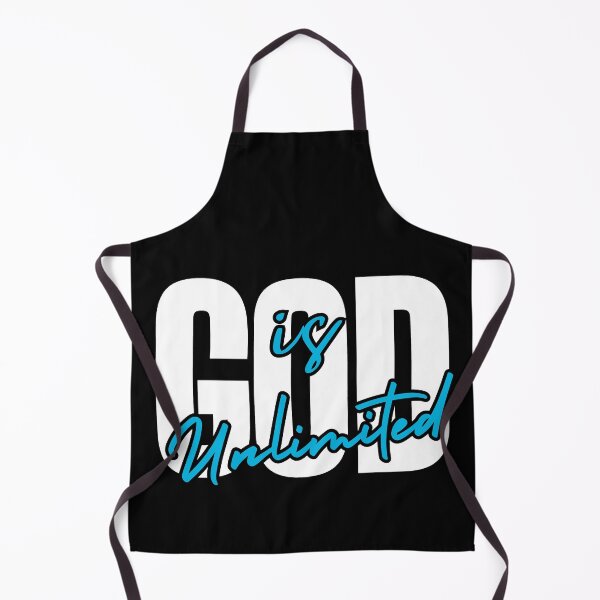 Item preview, God is unlimited, white and sky blue design designed and sold by MoriaStore.