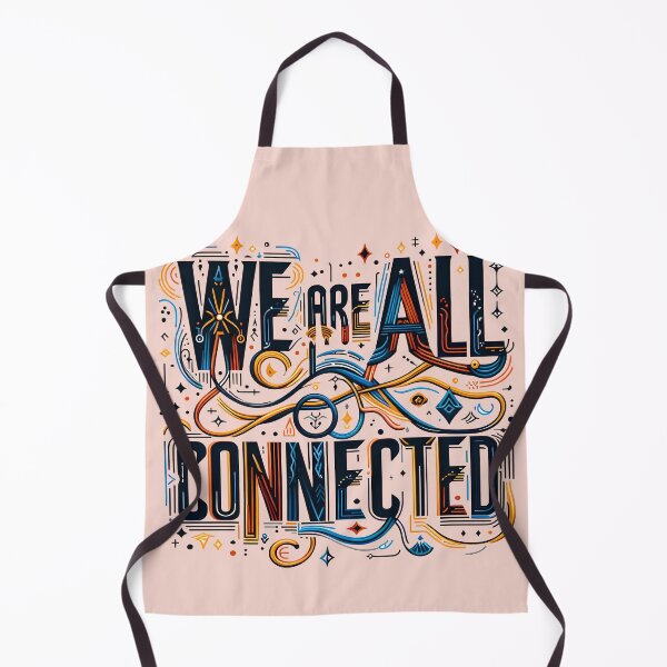 Item preview, We are all connected, typography designed and sold by maxmaj.