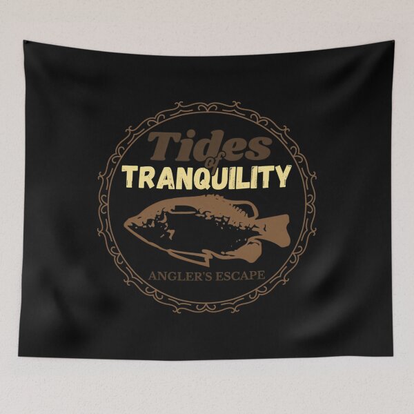 Item preview, Tides Of Tranquility Anglers Escape Serenity In Brown And Cream designed and sold by RochellAguarin.