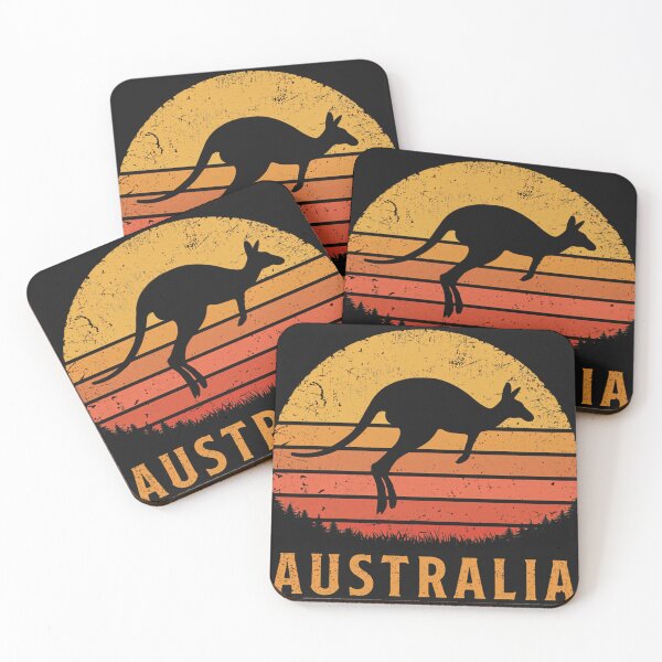 Item preview,  Australia Retro Kangaroo designed and sold by MAYMEEMOT.