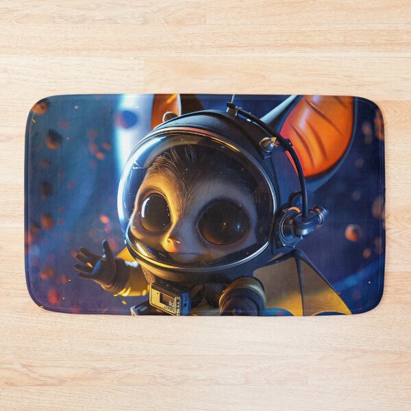 Item preview, Cute Curious Astronaut Bat Exploring Space designed and sold by Mullet Monkey.