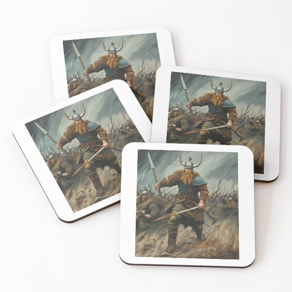 Item preview, "Viking in Battle: Fury Unleashed" designed and sold by Artisticanvas.