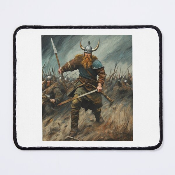 Item preview, "Viking in Battle: Fury Unleashed" designed and sold by Artisticanvas.