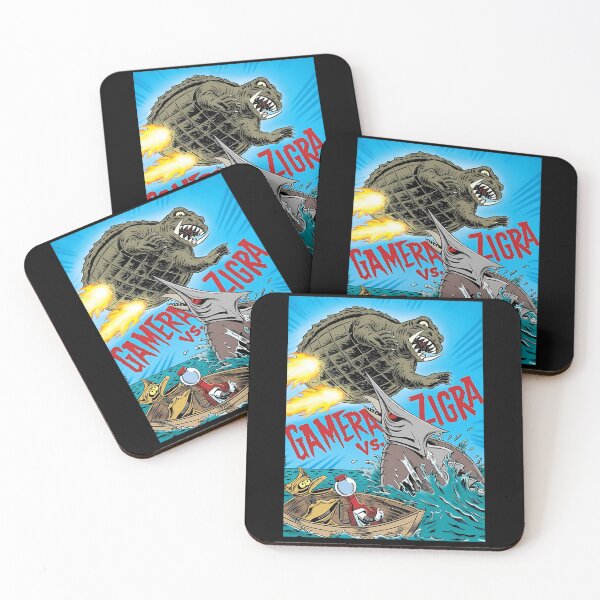 Item preview, Mystery Science Promotional Artwork - Gamera vs Zigra  designed and sold by AnnaNuneza.