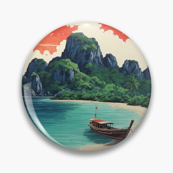 Item preview, Ang Thong National Marine Park Thailand Vintage Tourism  designed and sold by TravelersGems.