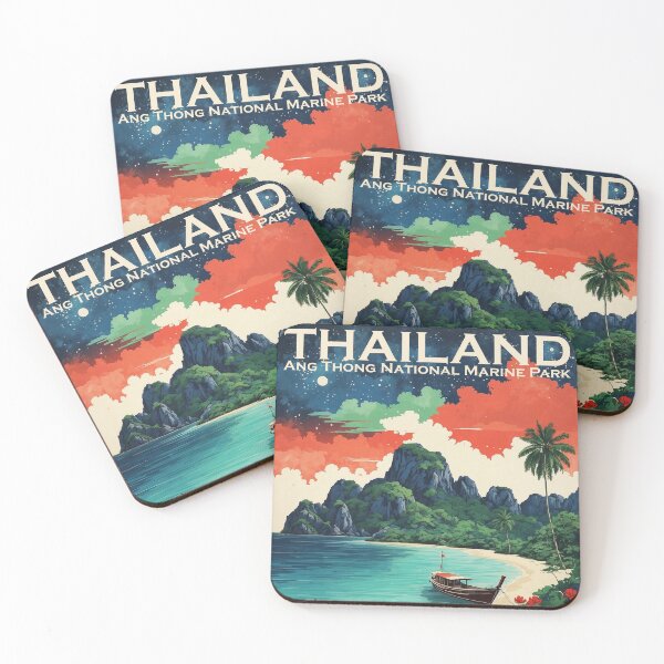 Item preview, Ang Thong National Marine Park Thailand Vintage Tourism  designed and sold by TravelersGems.