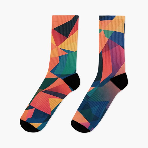 Item preview, Triangles multicolor pattern,bright designed and sold by cutecrazytshirt.