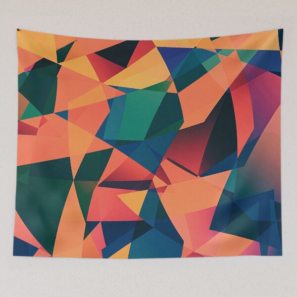 Item preview, Triangles multicolor pattern,bright designed and sold by cutecrazytshirt.