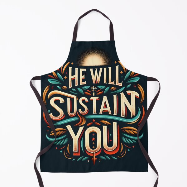Item preview, He Will Sustain You, typography designed and sold by maxmaj.