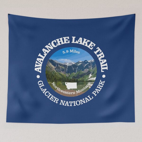 Item preview, Avalanche Lake Trail (rd) designed and sold by curranmorgan.