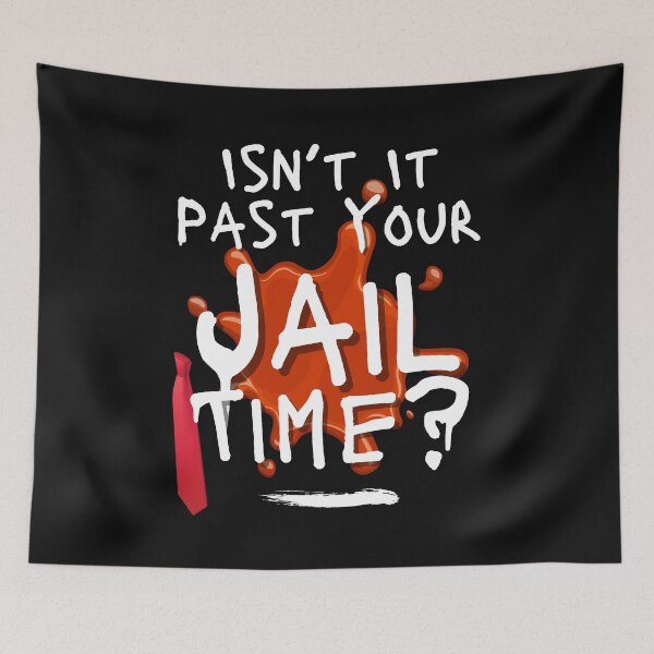 Item preview, Isn't It Past Your Jail Time? Vote Blue Democratic Political Design designed and sold by EarthArtDesigns.