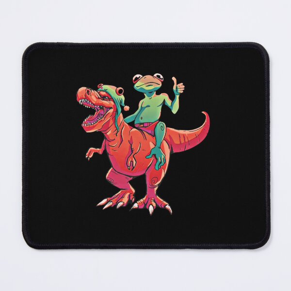 Item preview, Awesome Funny Frog Riding T Rex Dinosaur designed and sold by MaryCStale.