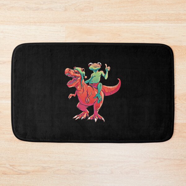 Item preview, Awesome Funny Frog Riding T Rex Dinosaur designed and sold by MaryCStale.