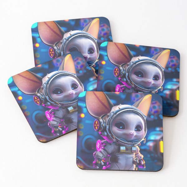 Item preview, Cute Astronaut Bat in Space Suit on Space Station designed and sold by Mullet Monkey.