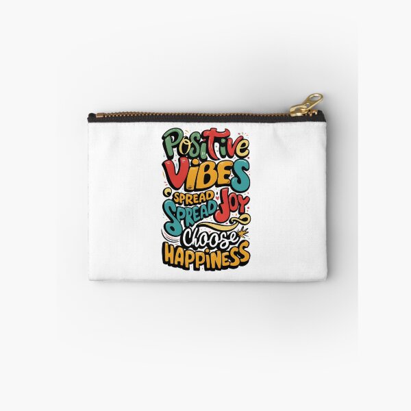 Item preview, Positive Vibes Only Colorful Typography  designed and sold by Dazzle-Sizzle.