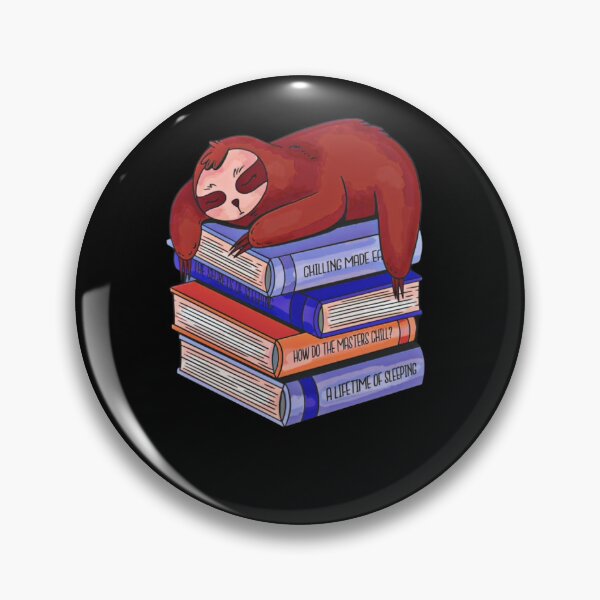 Item preview, Awesome Funny Librarian Sloth Sleeping Books Lazy Chill designed and sold by MaryCStale.