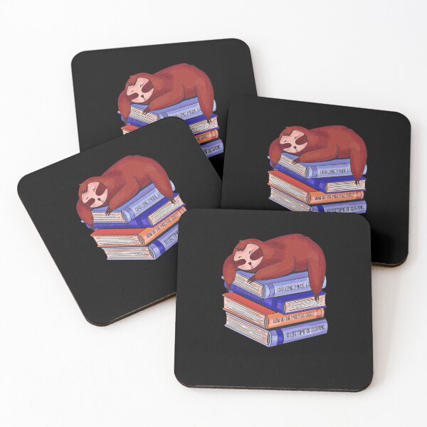 Item preview, Awesome Funny Librarian Sloth Sleeping Books Lazy Chill designed and sold by MaryCStale.