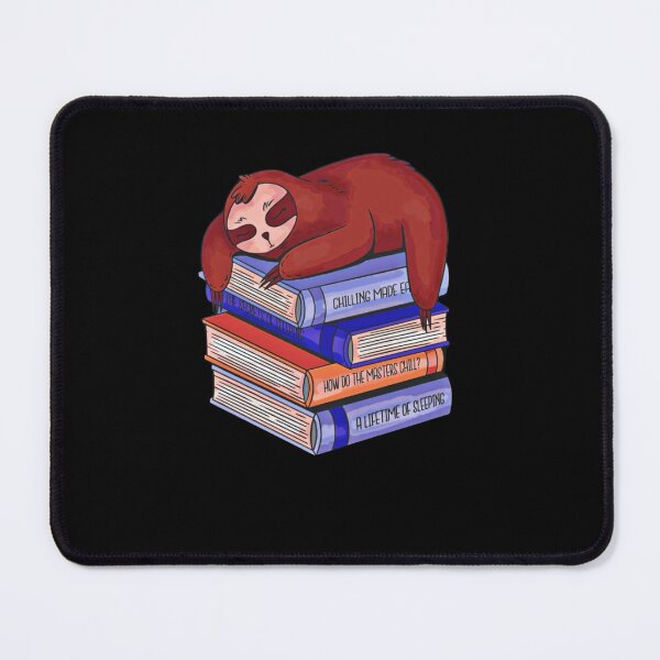 Item preview, Awesome Funny Librarian Sloth Sleeping Books Lazy Chill designed and sold by MaryCStale.