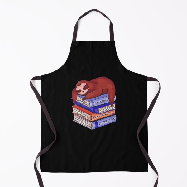 Item preview, Awesome Funny Librarian Sloth Sleeping Books Lazy Chill designed and sold by MaryCStale.