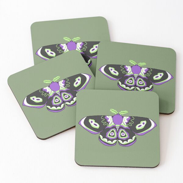 Item preview, Agender Non-binary Pride Moth  designed and sold by Fave101.