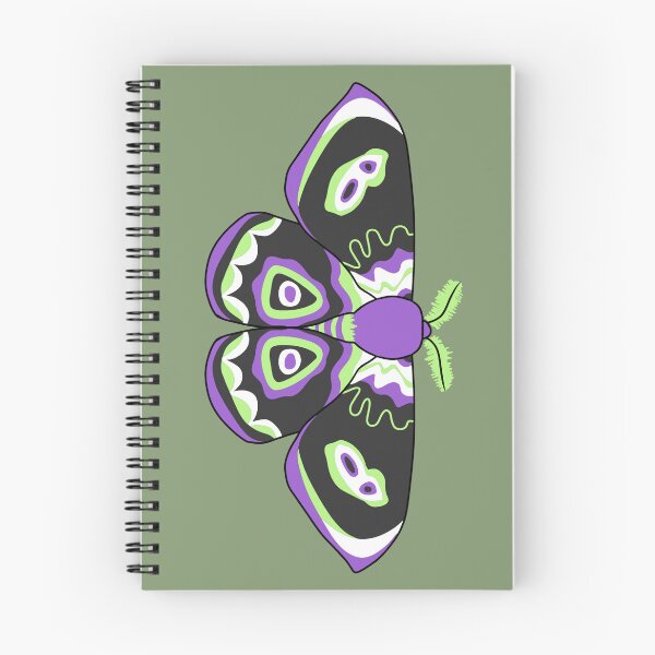 Item preview, Agender Non-binary Pride Moth  designed and sold by Fave101.
