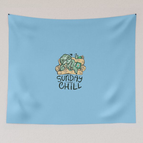 Item preview, Awesome Funny Sloth Sunday And Chill Lazy Sloth Lover designed and sold by MaryCStale.