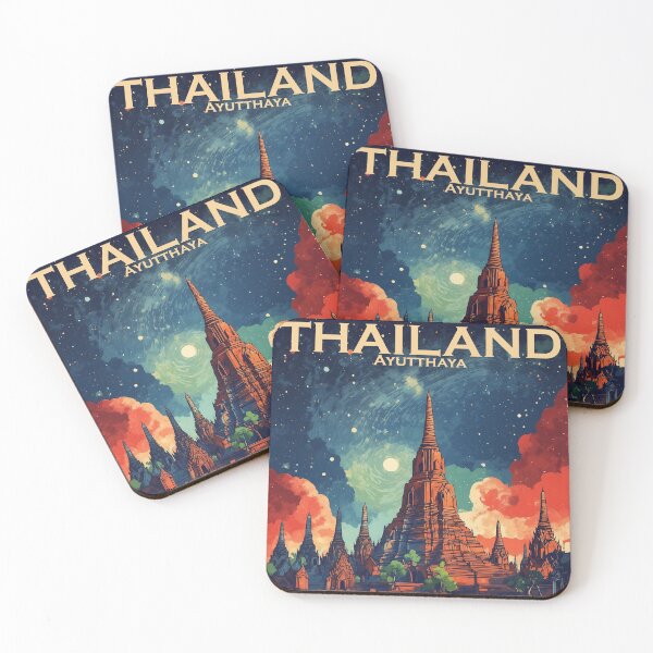Item preview, Ayutthaya Thailand Vintage Tourism  designed and sold by TravelersGems.