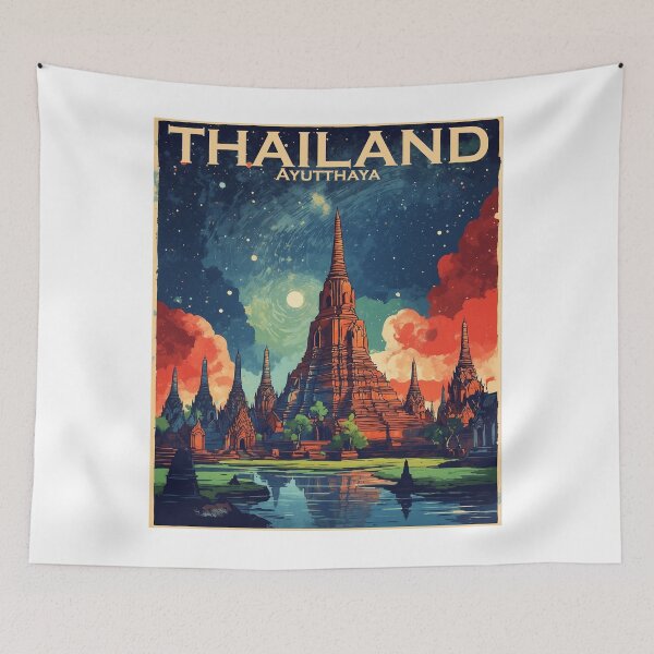 Item preview, Ayutthaya Thailand Vintage Tourism  designed and sold by TravelersGems.