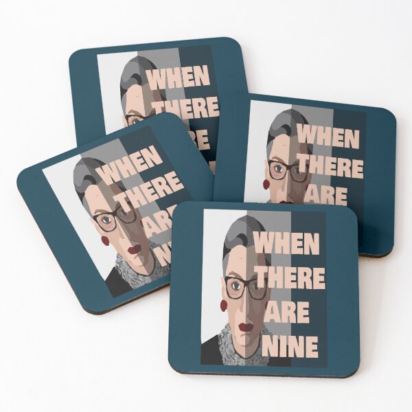 Item preview, RBG Ruth Bader Ginsburg When there are nine  designed and sold by giovanigutmann.